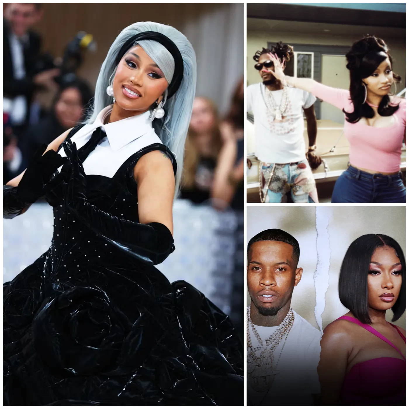 Shock: Rapper Cardi B is among the top famous couples who filed for divorce more than once.