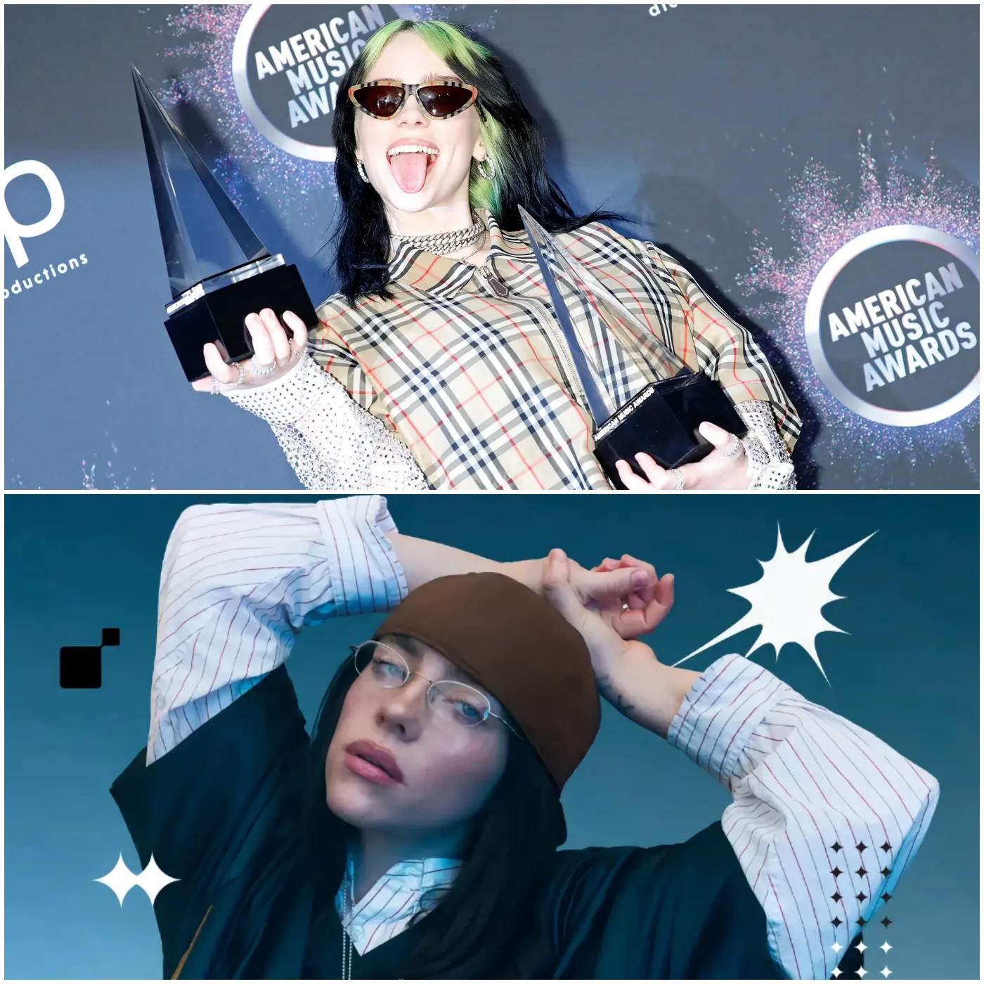 Billie Eilish is accused of "favoritism" after winning two consecutive prizes.