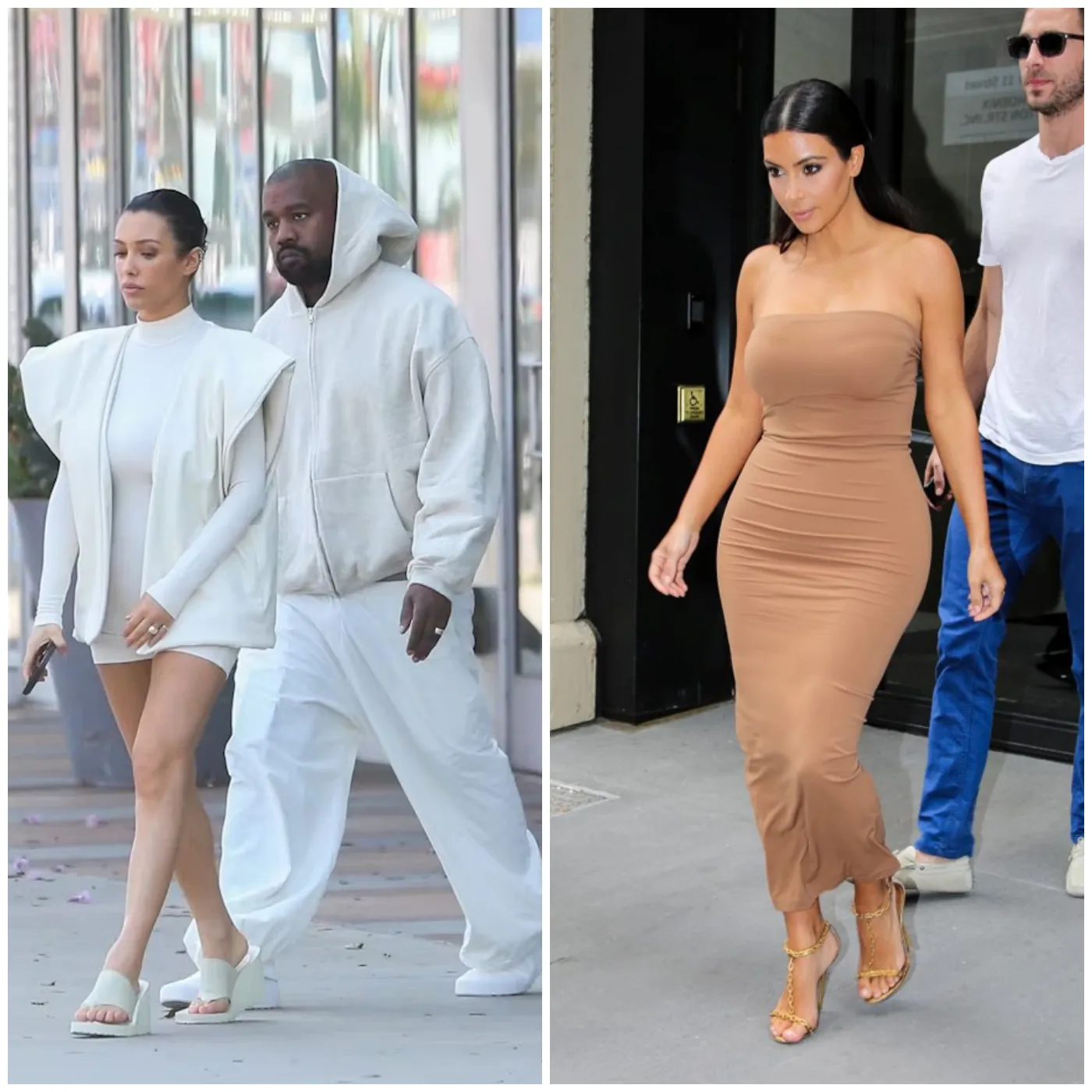 Kim Kardashian 'Embarrassed' by Kanye West as He Walks with New Wife