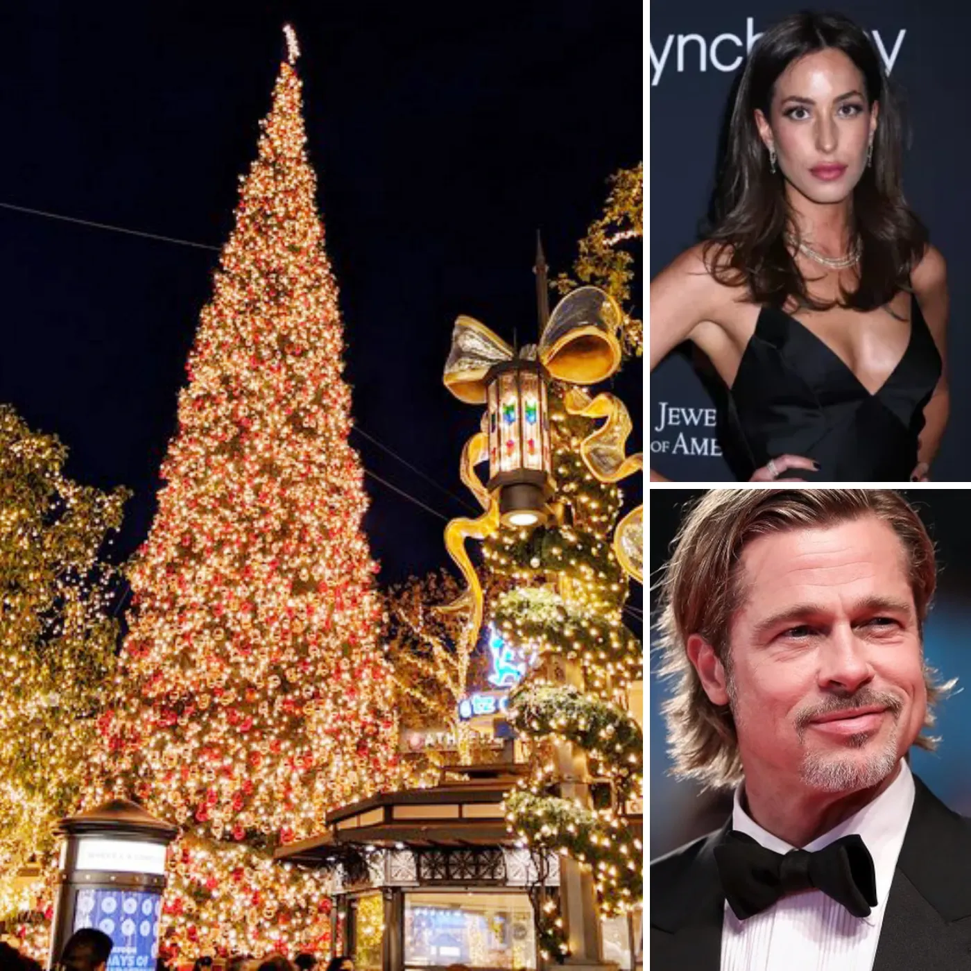 Brad Pitt officially celebrates Christmas with his young lover