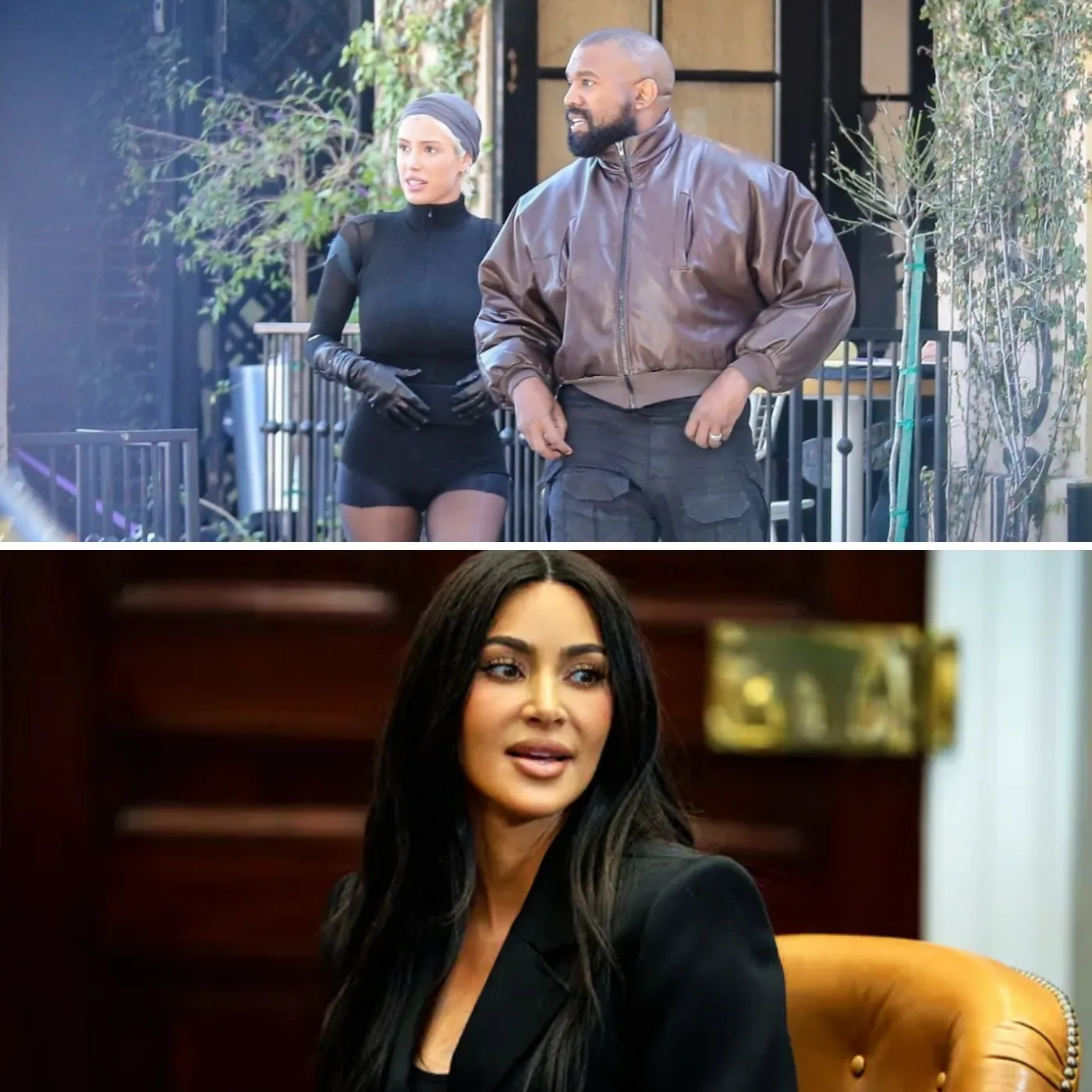Shocking! Kanye West Spotted Meeting Kim Kardashian After Marrying Bianca Censori!