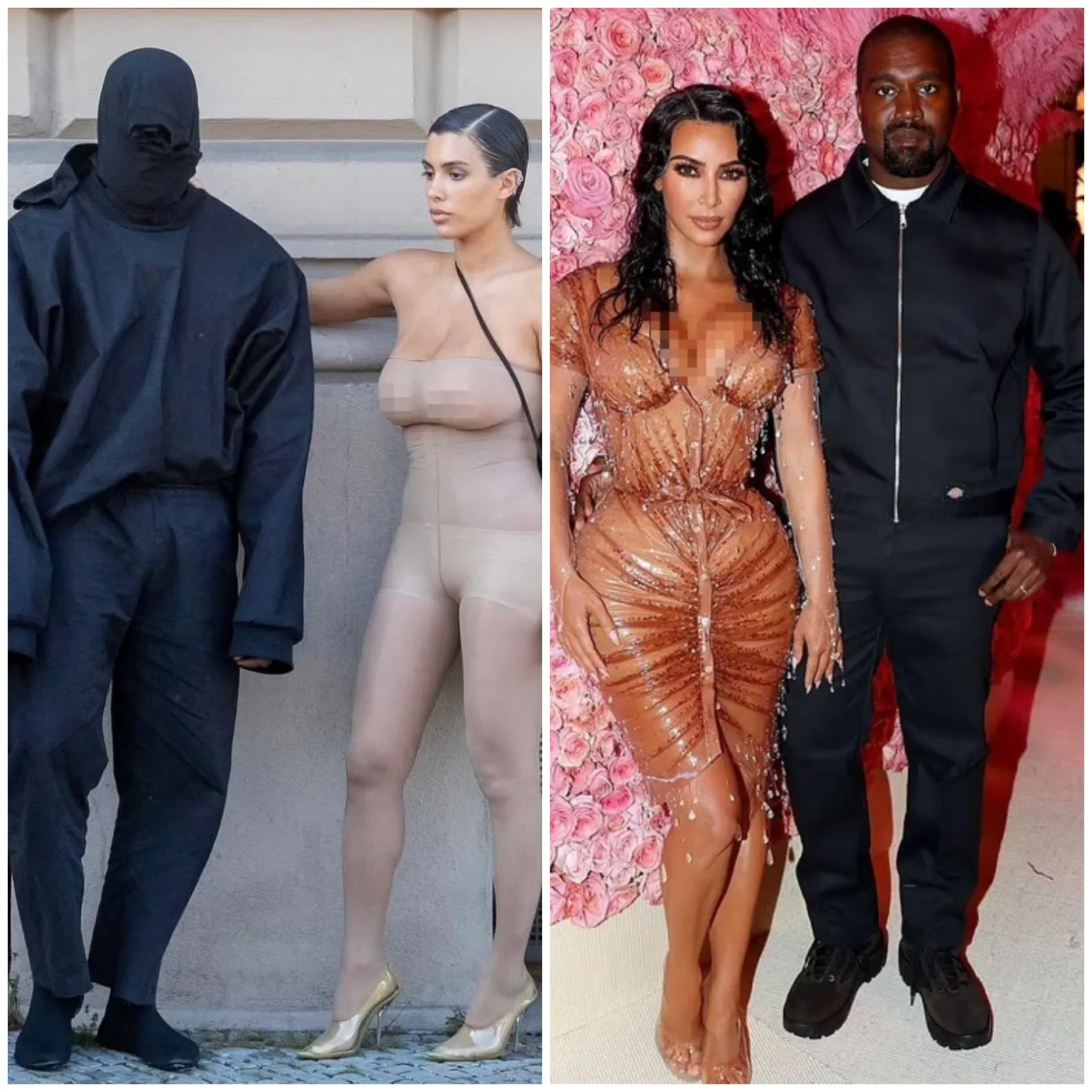 Kanye West and His New Wife Cause a Stir with Their Quirky Outfits! 3 Kanye West and His New Wife Cause a Stir with Their Quirky Outfits!