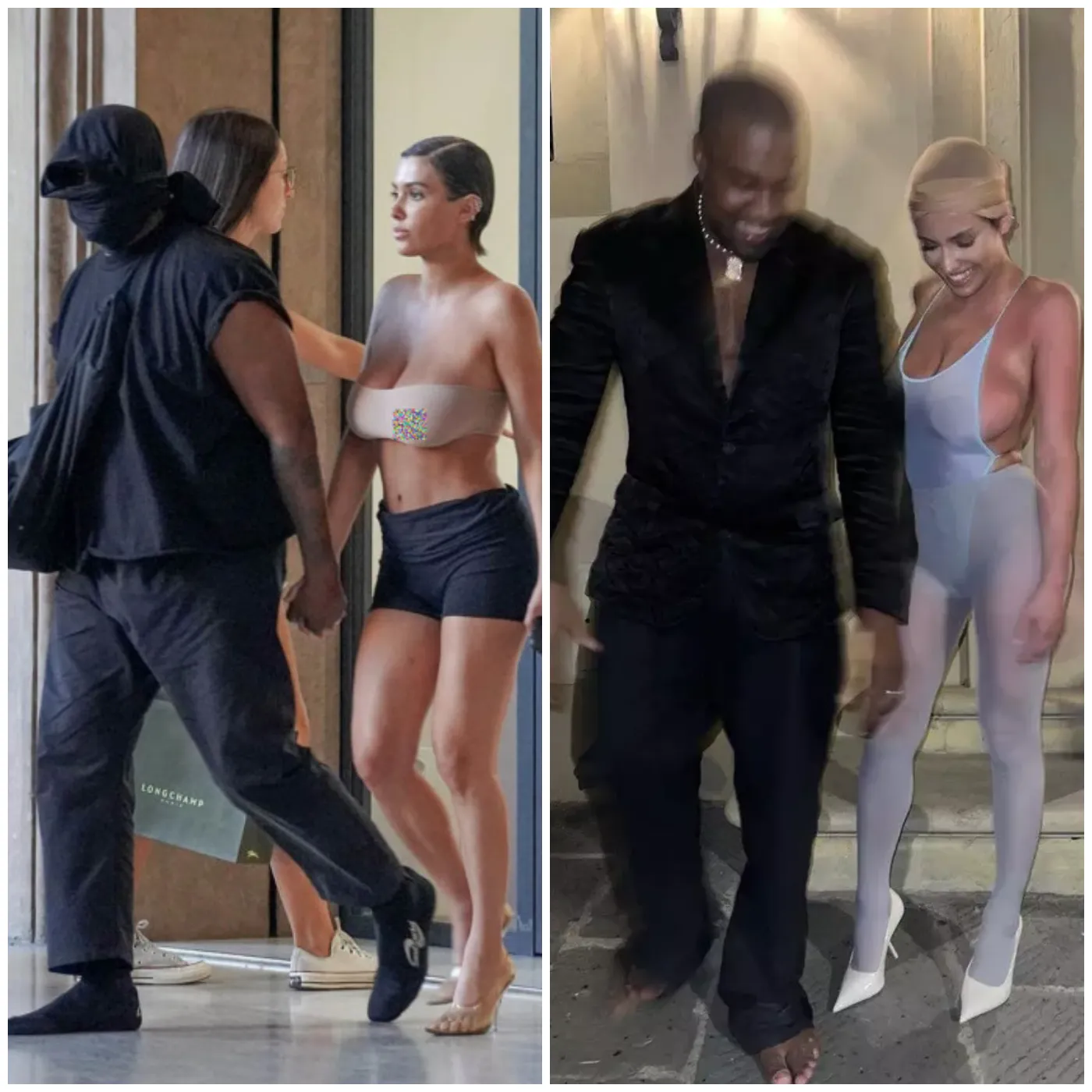 Kanye West and His New Wife Cause a Stir with Their Quirky Outfits! 4 Kanye West and His New Wife Cause a Stir with Their Quirky Outfits!