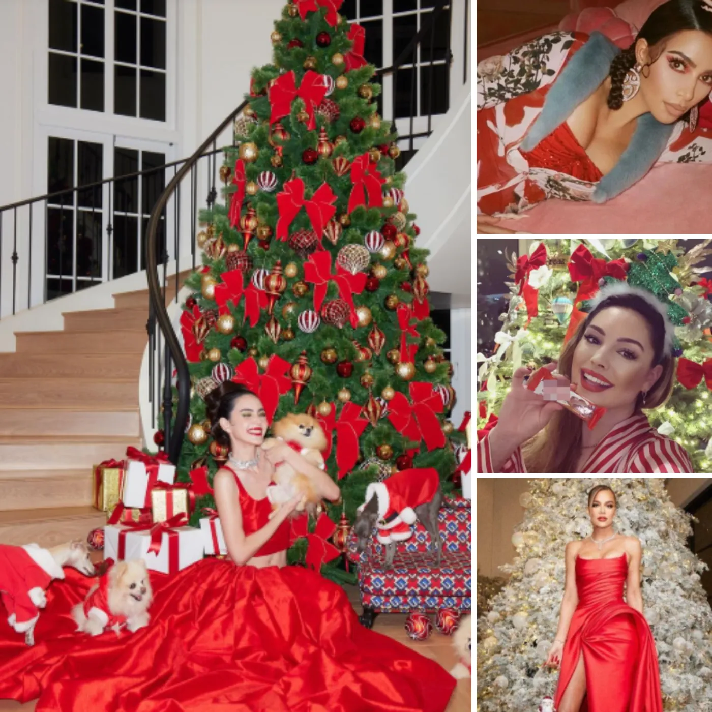 A Sleigh Ride and a Dazzling Gown: Kim Kardashian's Perfect Christmas Eve