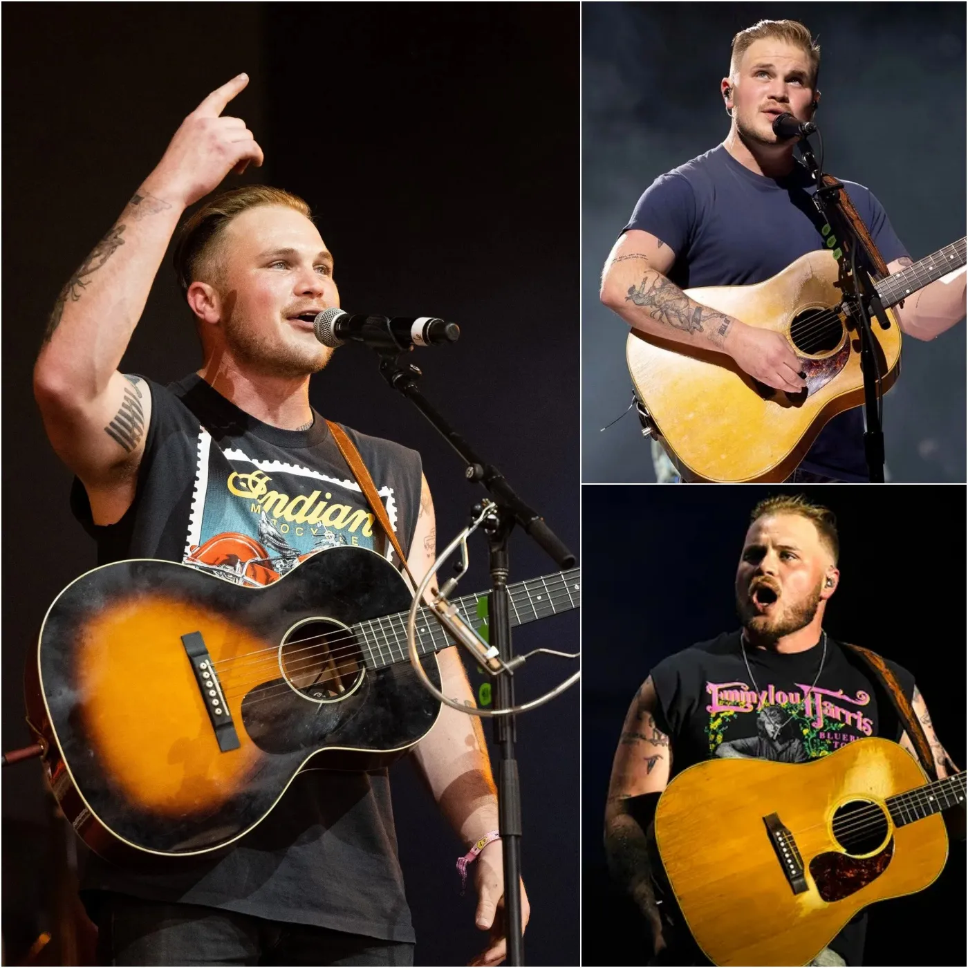 Zach Bryan scolded a fan for throwing objects on stage during a concert