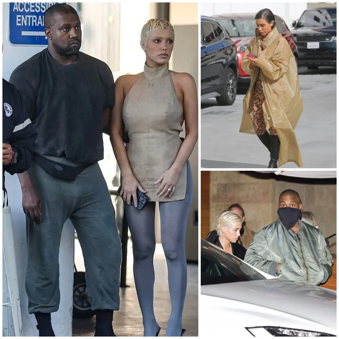 Kanye West and His New Wife Spark Public Debate with Their Strange Outfits!