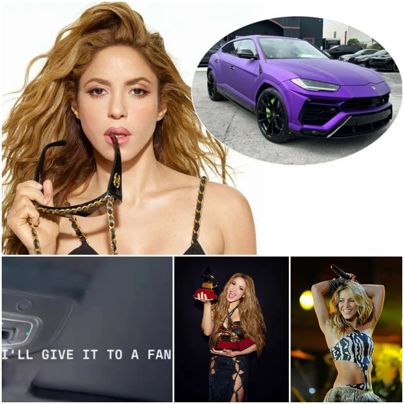 Shakira Offers $200,000 Lamborghini to Fans