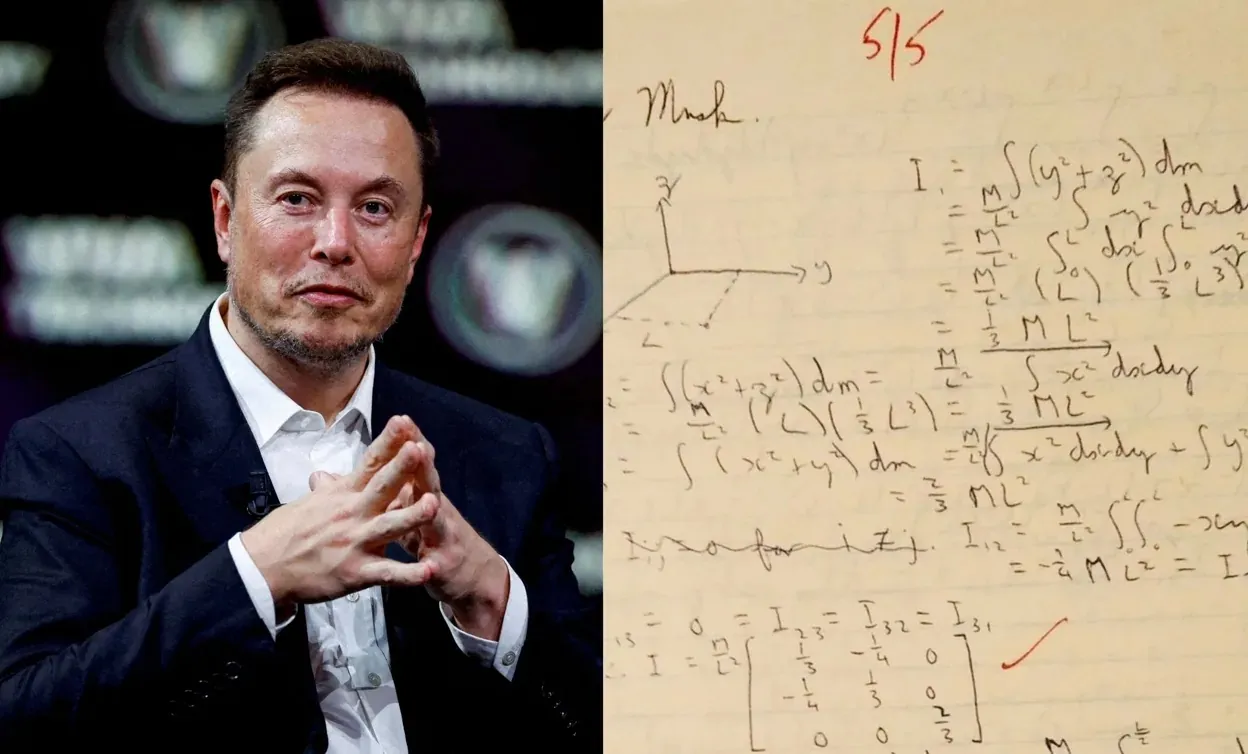 Elon Musk’s Physics Homework Goes Viral on Social Media 2 Elon Musk’s Physics Homework Goes Viral on Social Media