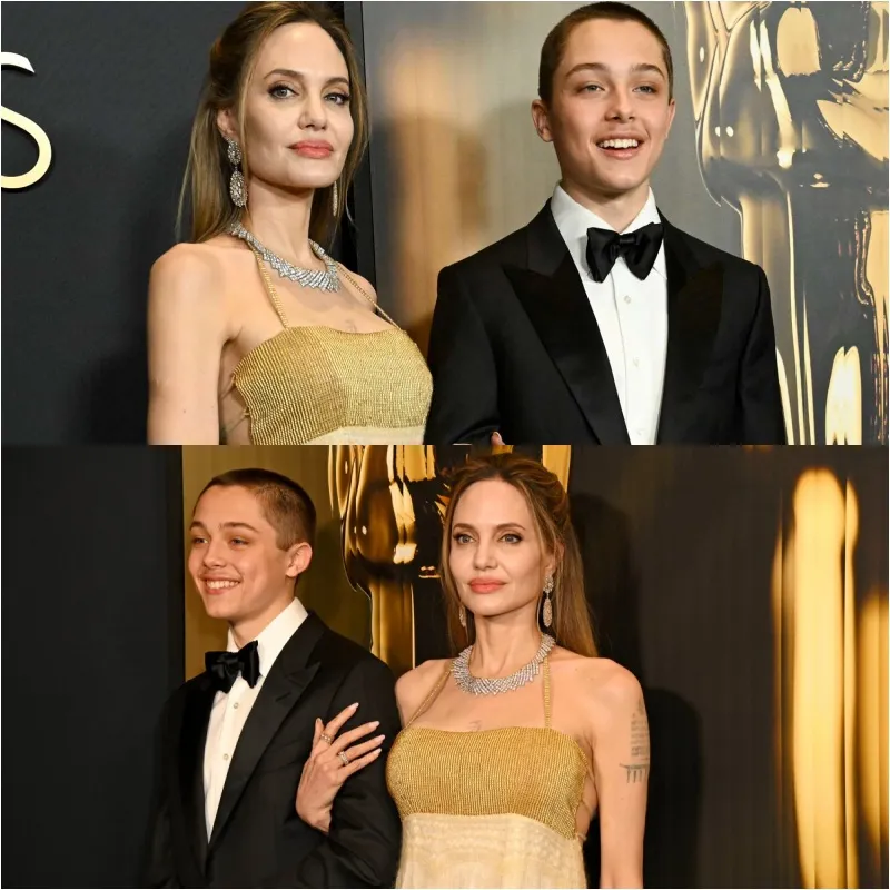 Angelina Jolie Makes a Rare Public Appearance with Youngest Son Knox