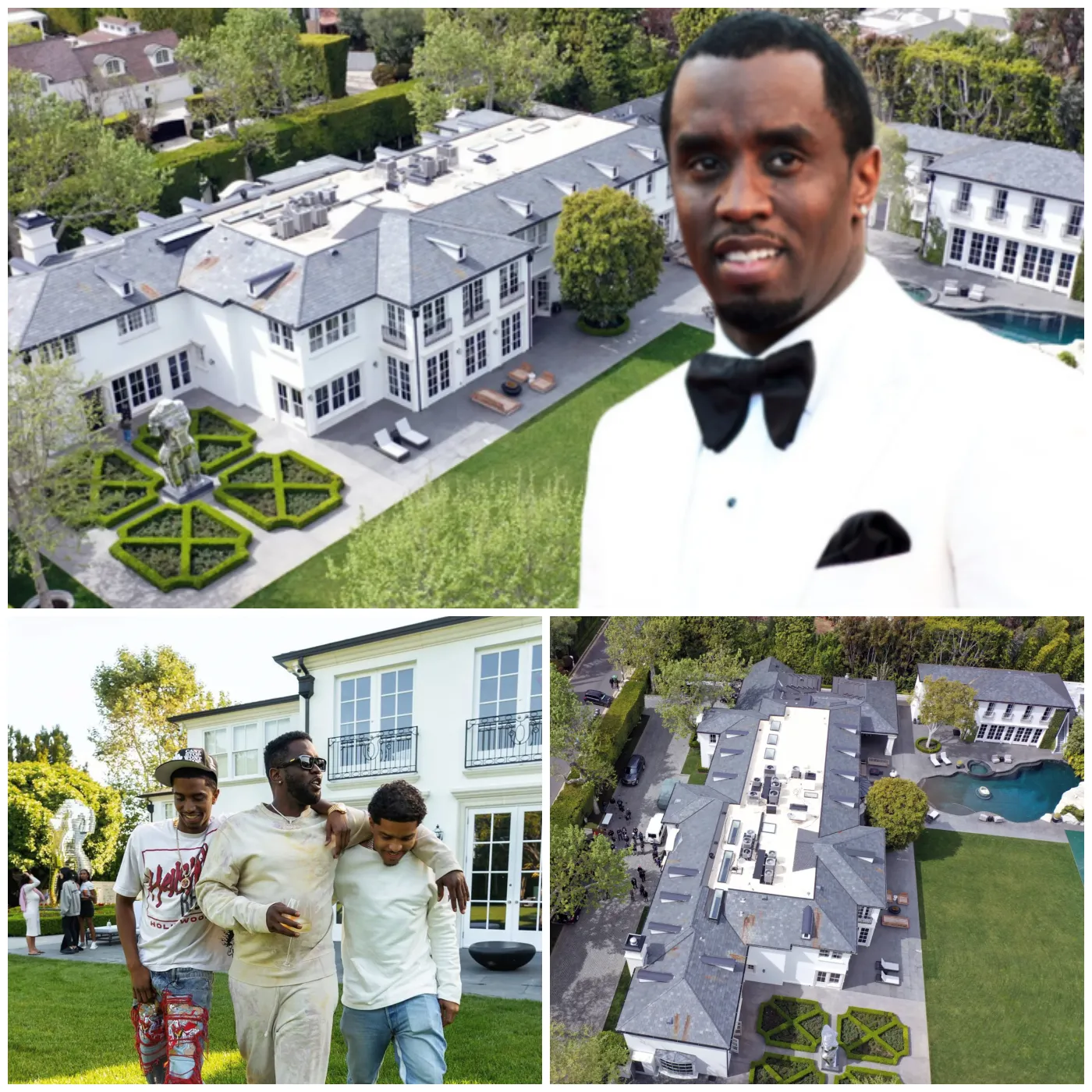 Explore Inside Diddy's Million-Dollar Mansion in Los Angeles