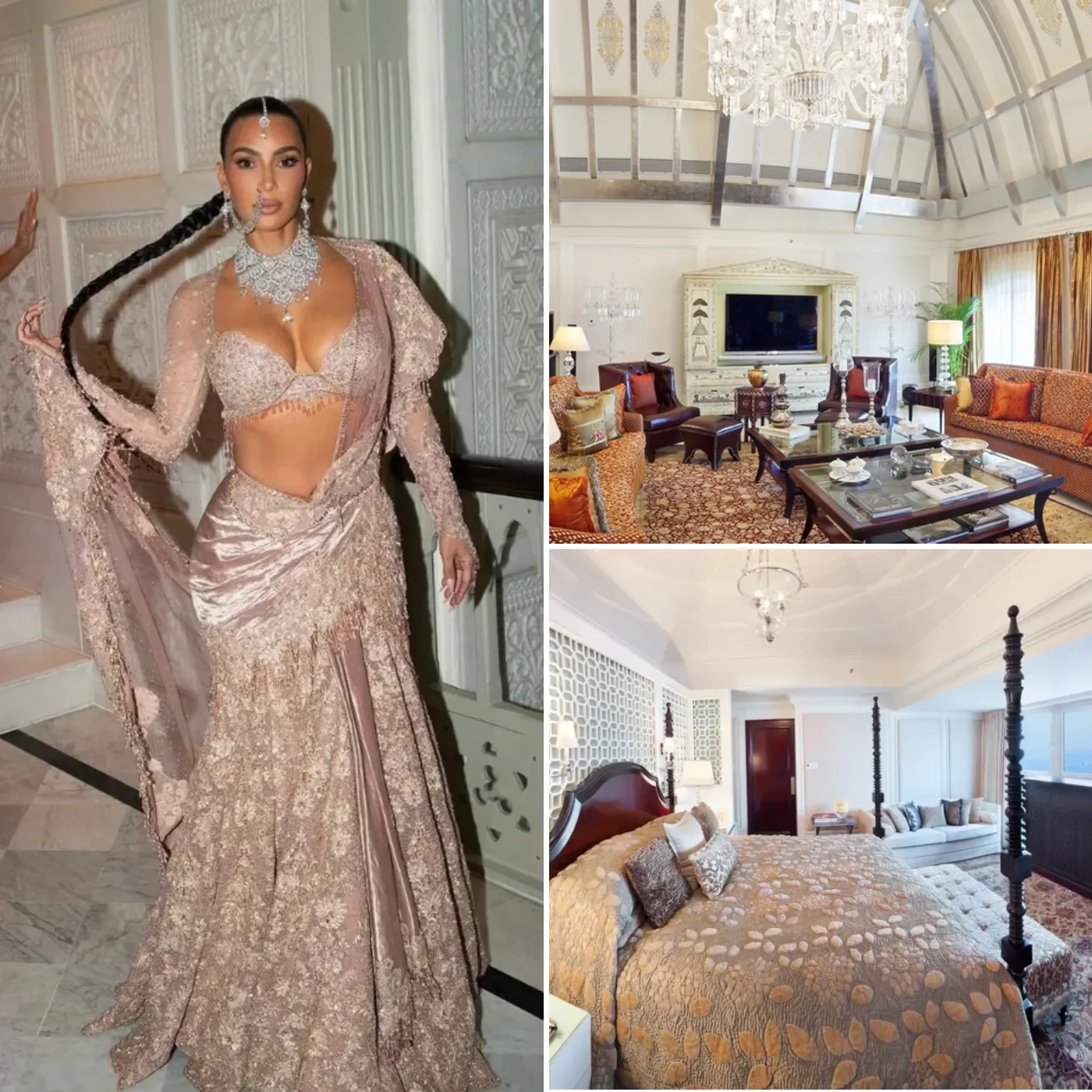 Inside the Ultra-Luxurious Taj Mahal Palace’s Tata Suite Where Kim Kardashian Stayed During the Ambani Wedding