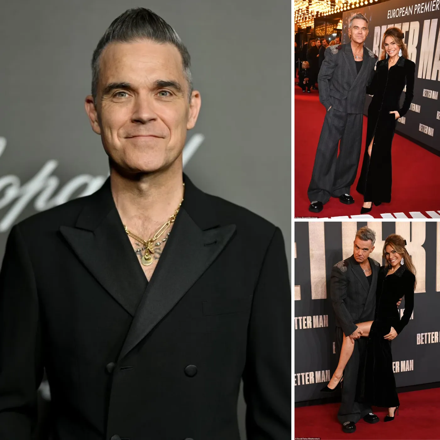 Robbie Williams Attends Better Man Premiere with Family Amid Mother's Dementia Diagnosis