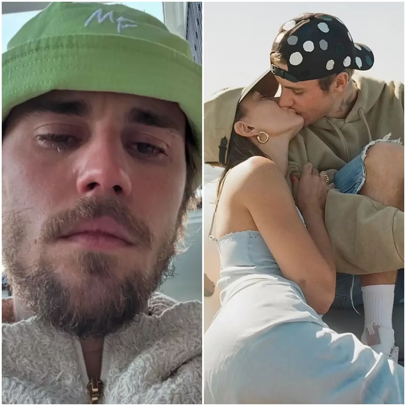 Shock: Justin Bieber has a mental breakdown, and Hailey Bieber flees.