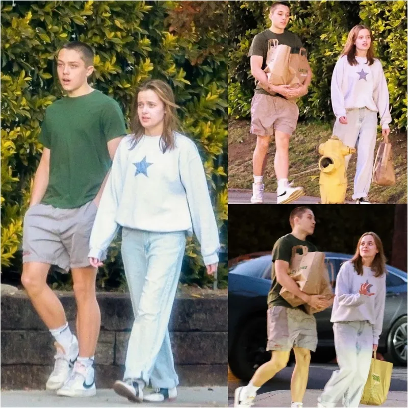 Angelina Jolie's Twins, Knox and Vivienne, Steal the Spotlight in Rare Public Outing! 2 Angelina Jolie's Twins, Knox and Vivienne, Steal the Spotlight in Rare Public Outing!