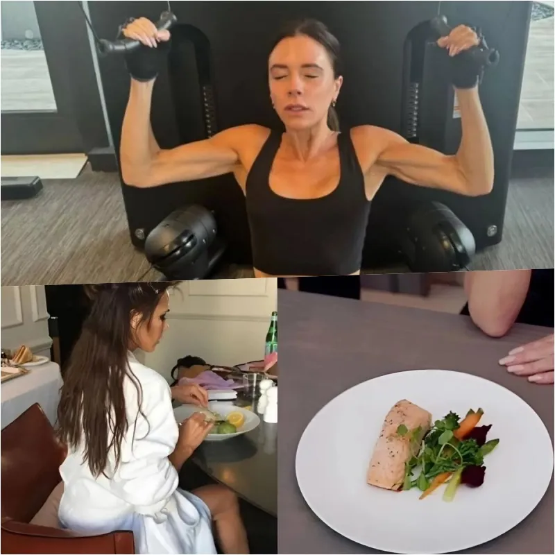 Victoria Beckham Sparks Debate by Wearing Only a Bra While Working Out