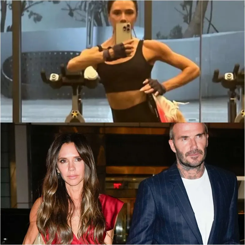 Victoria Beckham Sparks Debate by Wearing Only a Bra While Working Out