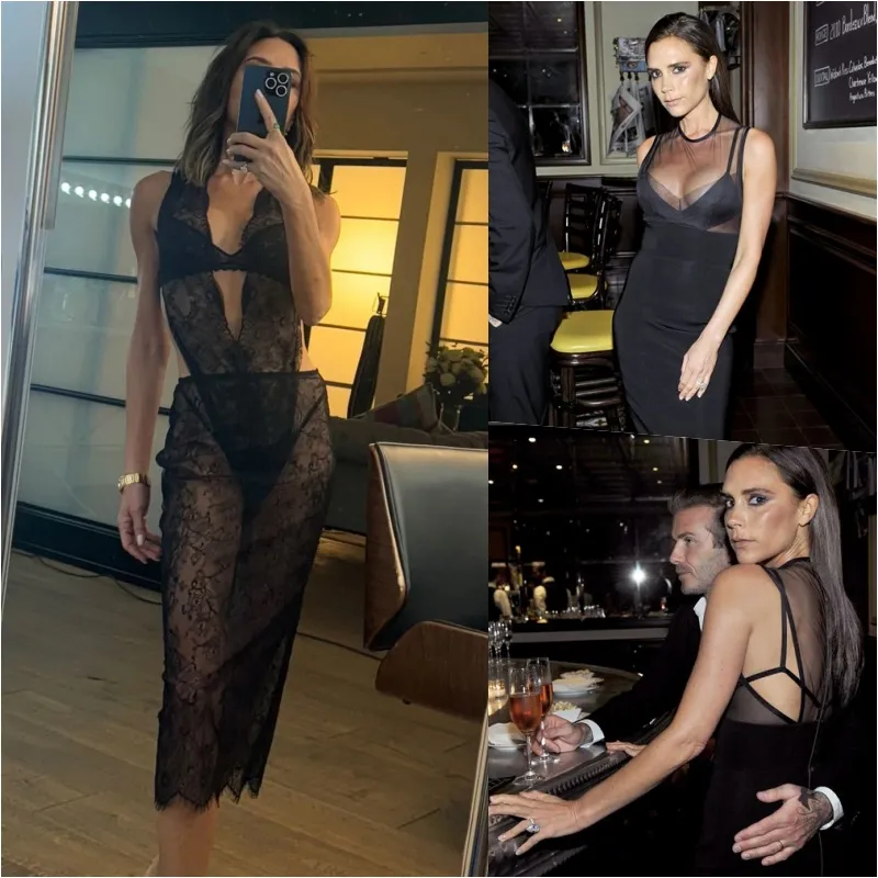 Victoria Beckham Stuns in See-Through Dress at 50: Elegance Meets Bold Fashion