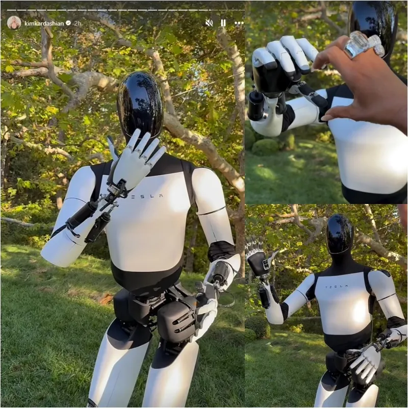 Kim Kardashian Finally Addresses Rumors About Elon Musk Paying Her $30K for Bizarre Tesla Bot Shoot!