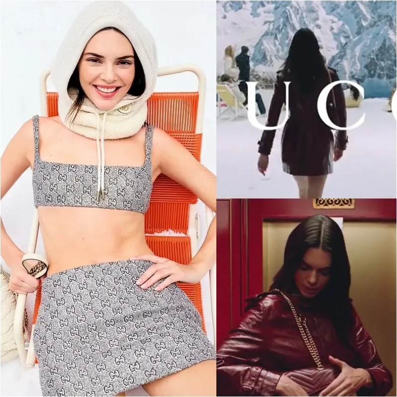 Kendall Jenner Stuns in Gucci Bra Top After NAD+ IV Therapy 2 Kendall Jenner Stuns in Gucci Bra Top After NAD+ IV Therapy