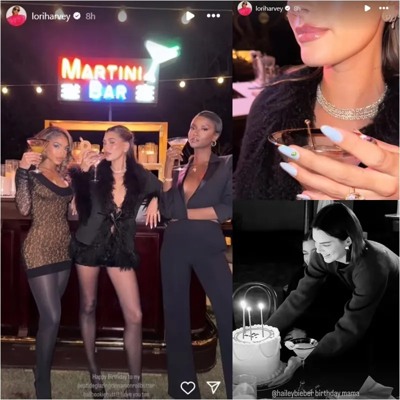 Inside Hailey Bieber’s Martini-Themed 28th Birthday Bash with BFFs Kendall Jenner and Lori Harvey 5 Inside Hailey Bieber’s Martini-Themed 28th Birthday Bash with BFFs Kendall Jenner and Lori Harvey