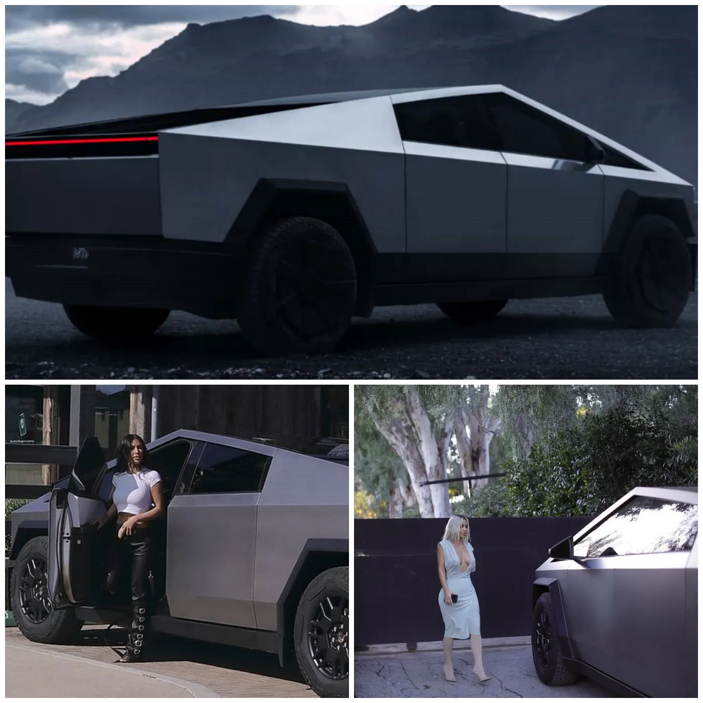 Kim Kardashian Draws Attention with the Tesla Cybertruck Priced at Nearly $100 million 3 Kim Kardashian Draws Attention with the Tesla Cybertruck Priced at Nearly $100 million