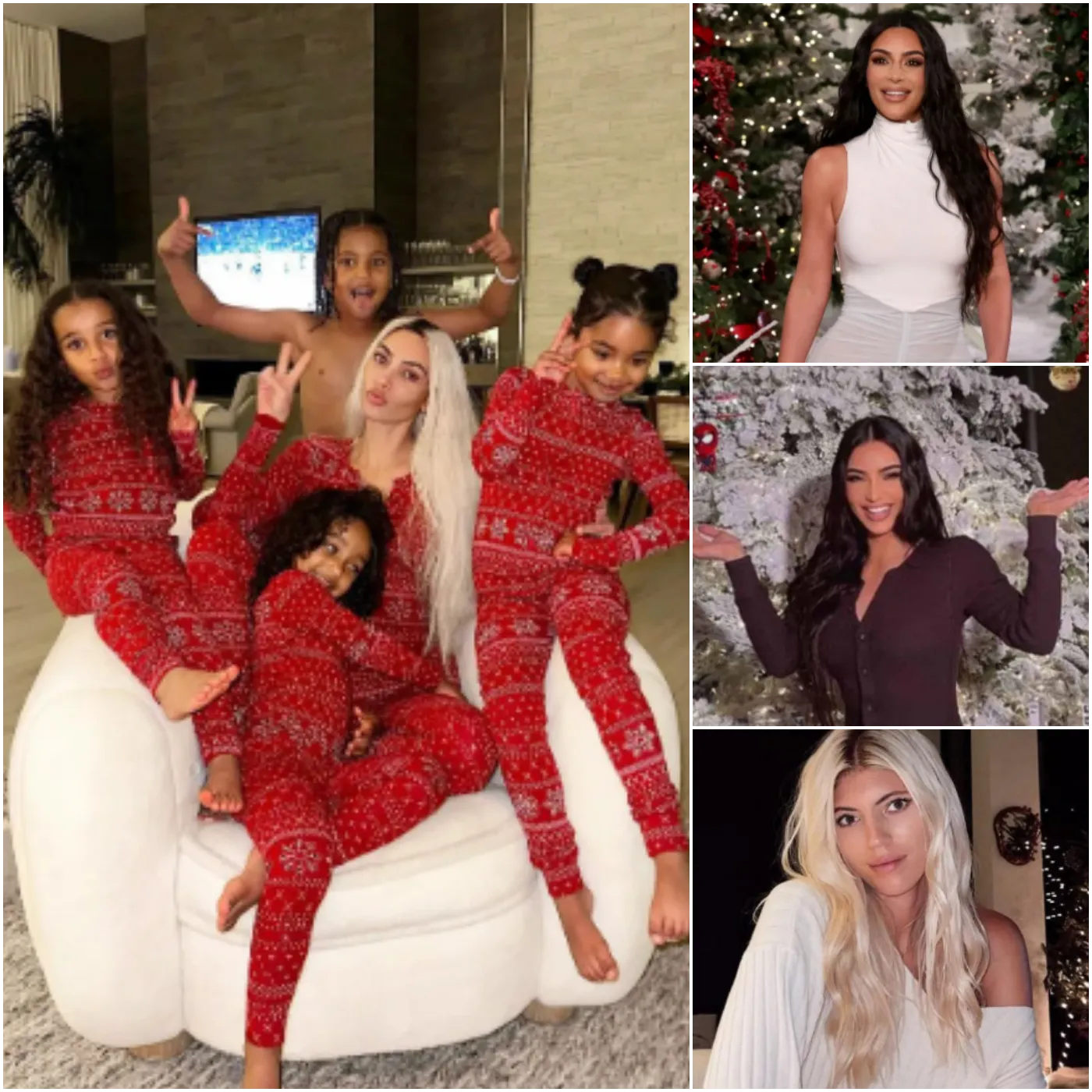 How Kim Kardashian Transformed Her $60M Mansion Into a $6,000 Tree Wonderland This Christmas!