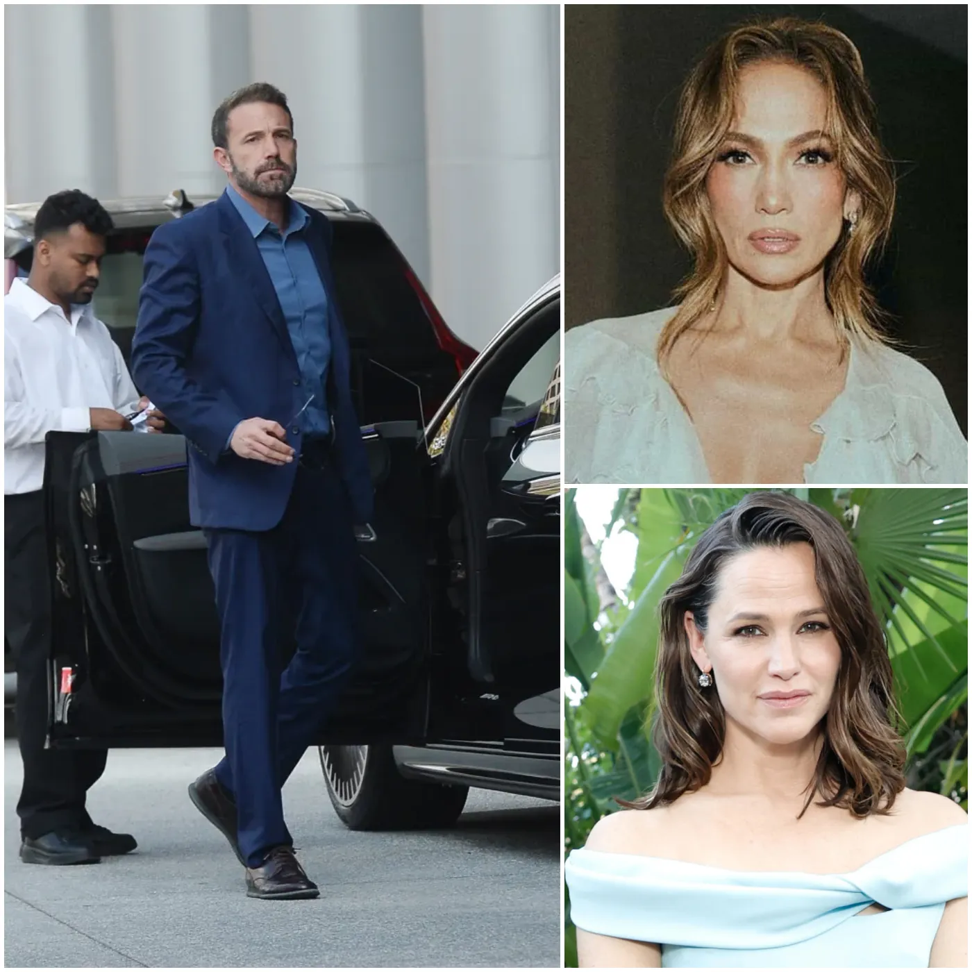 Strange Love Story Ben Affleck Ignores JLo, Celebrates Thanksgiving with Jennifer Garner