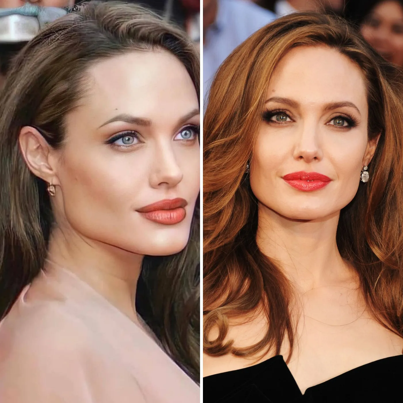 Angelina Jolie’s magazine cover fails to overshadow the allure of Brad Pitt and Ines de Ramon. 4 Angelina Jolie’s magazine cover fails to overshadow the allure of Brad Pitt and Ines de Ramon.