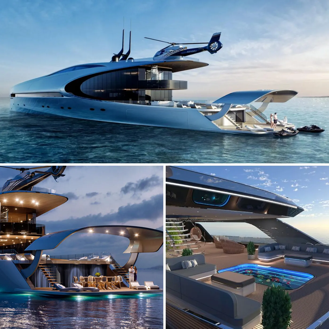 Unique 71 Superyacht A Futuristic Masterpiece Redefining Luxury on the High Seas