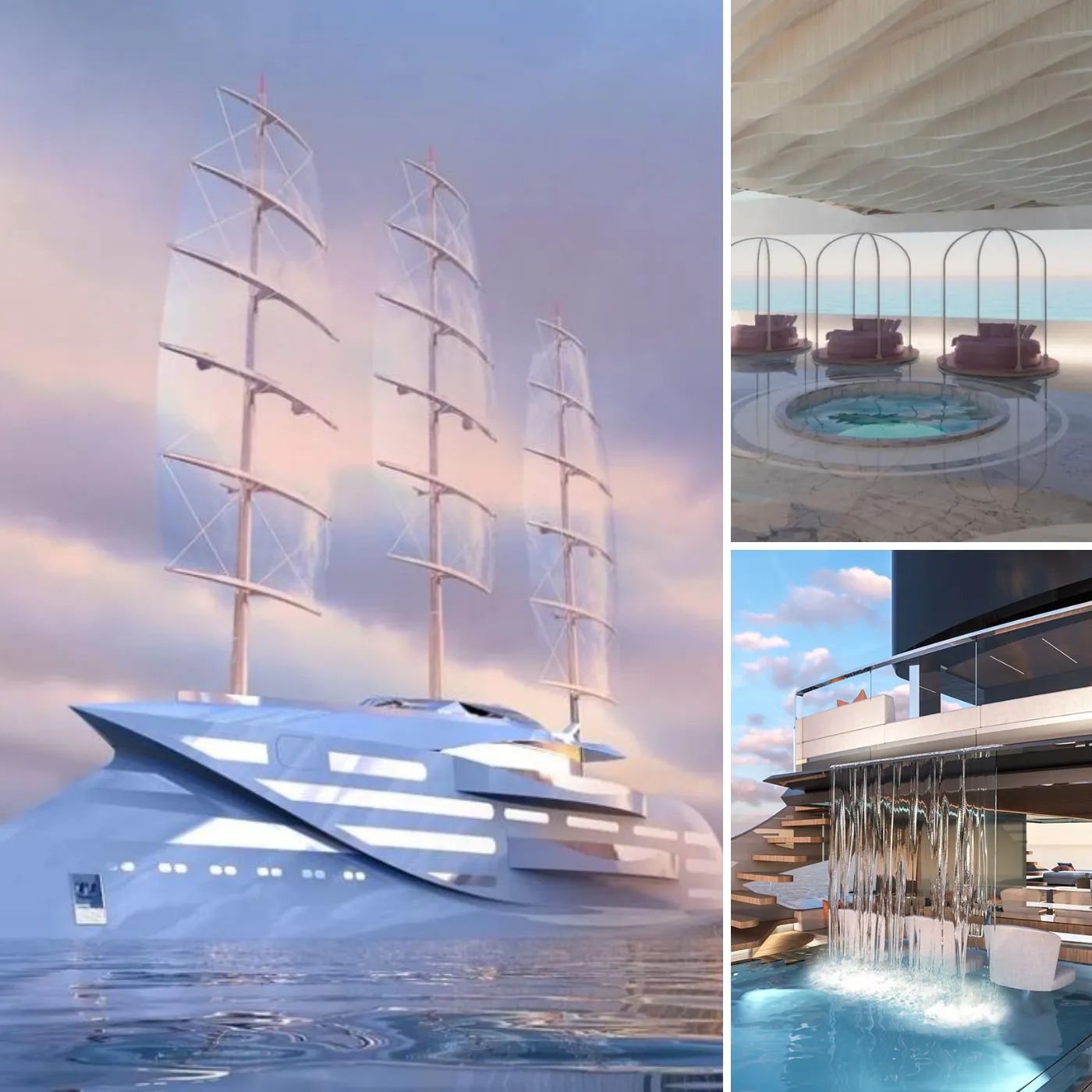 Lucaya: The Ultimate 475-Foot Sailing Yacht Concept for Billionaire Bahamas Getaways