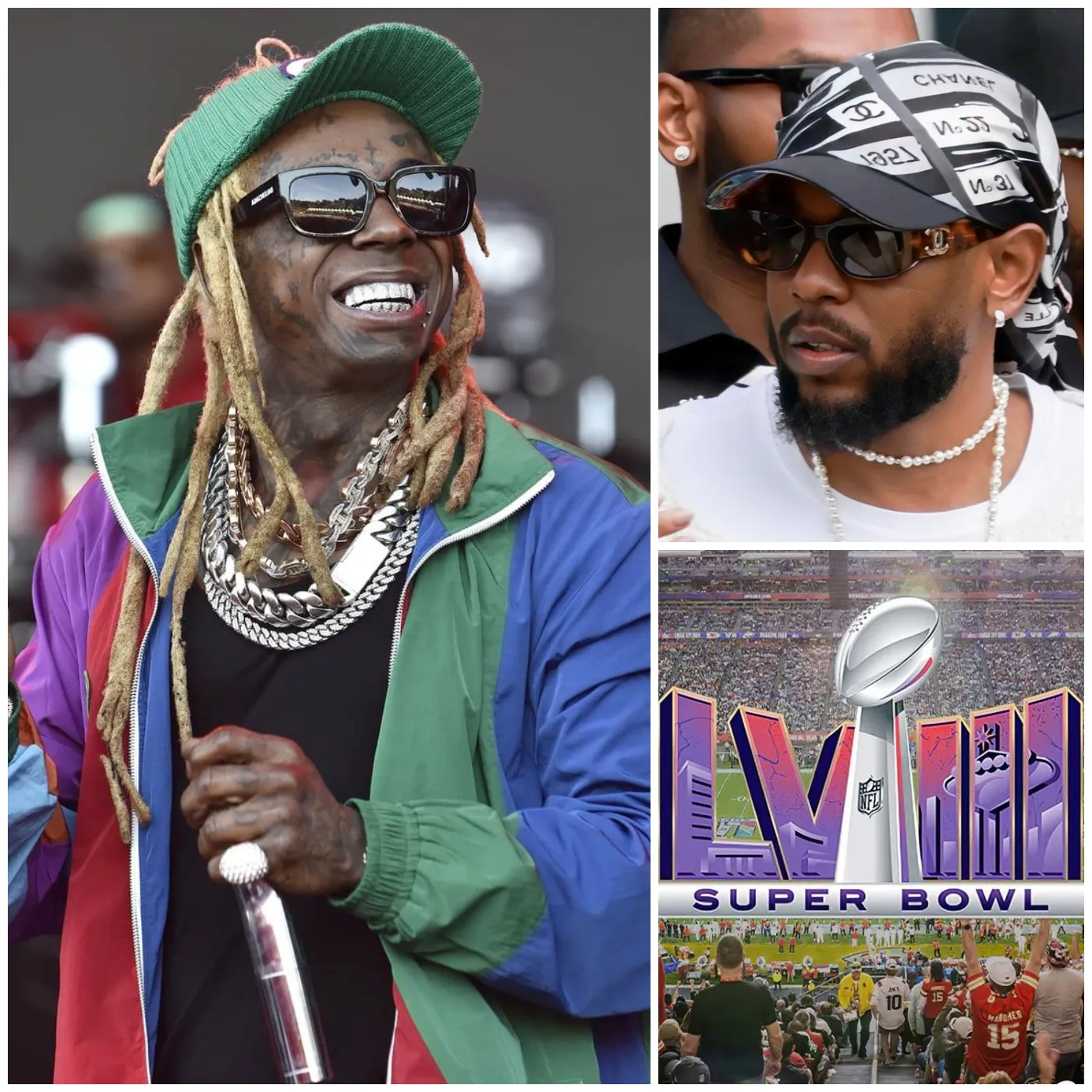 Kendrick Larma diss Lil Wayne ahead of the Super Bowl halftime show. 