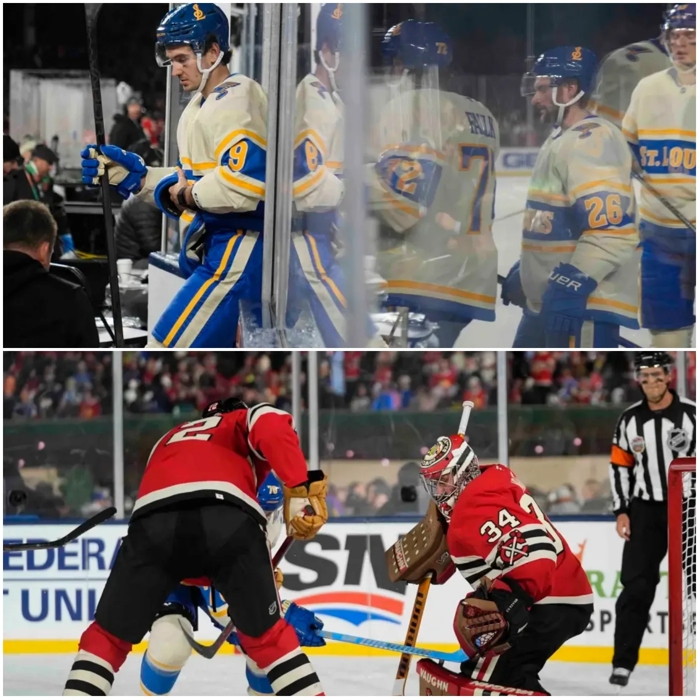 Cam Fowler Scores Twice to Propel Blues to a 6, 2 Win Over Blackhawks in the Winter Classic