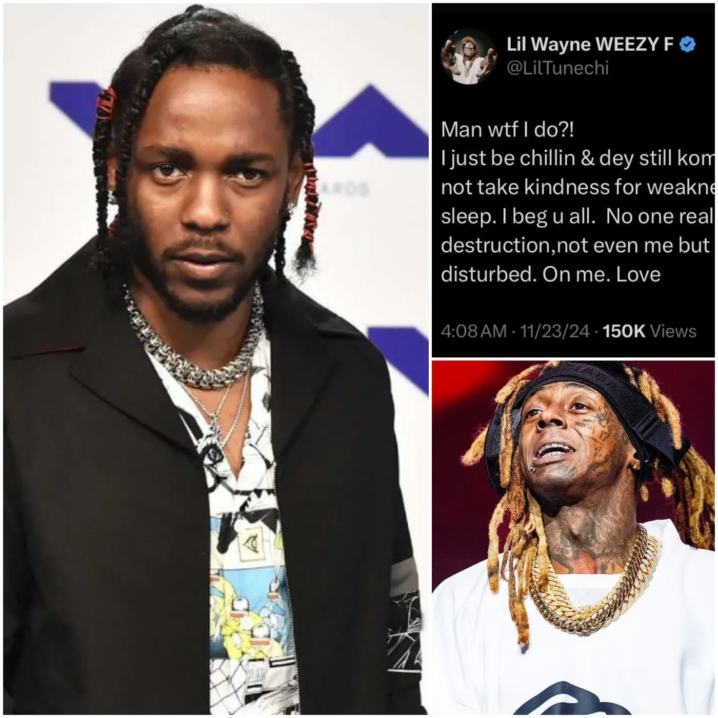 Lil Wayne Responds to Kendrick Lamar Mentioning Him on New Album