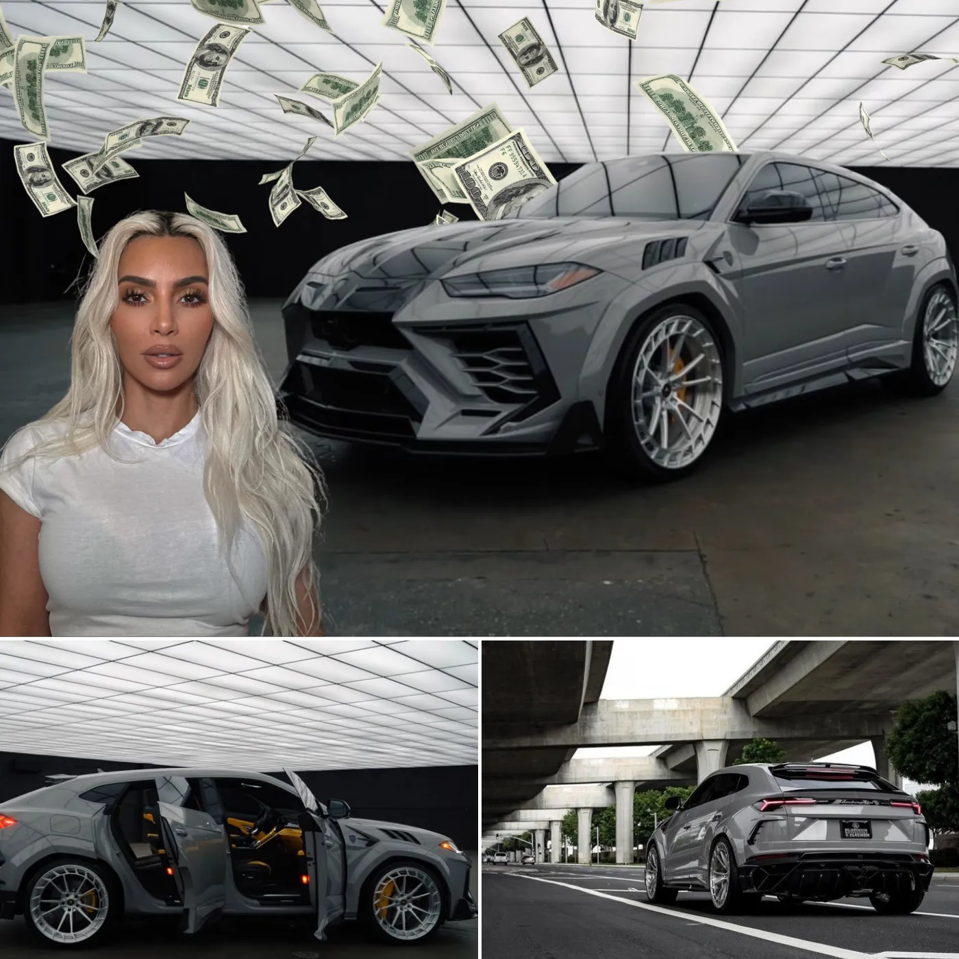 Kim Kardashian Turns Heads with Her Jaw-Dropping $500,000 Lamborghini Urus Mansory