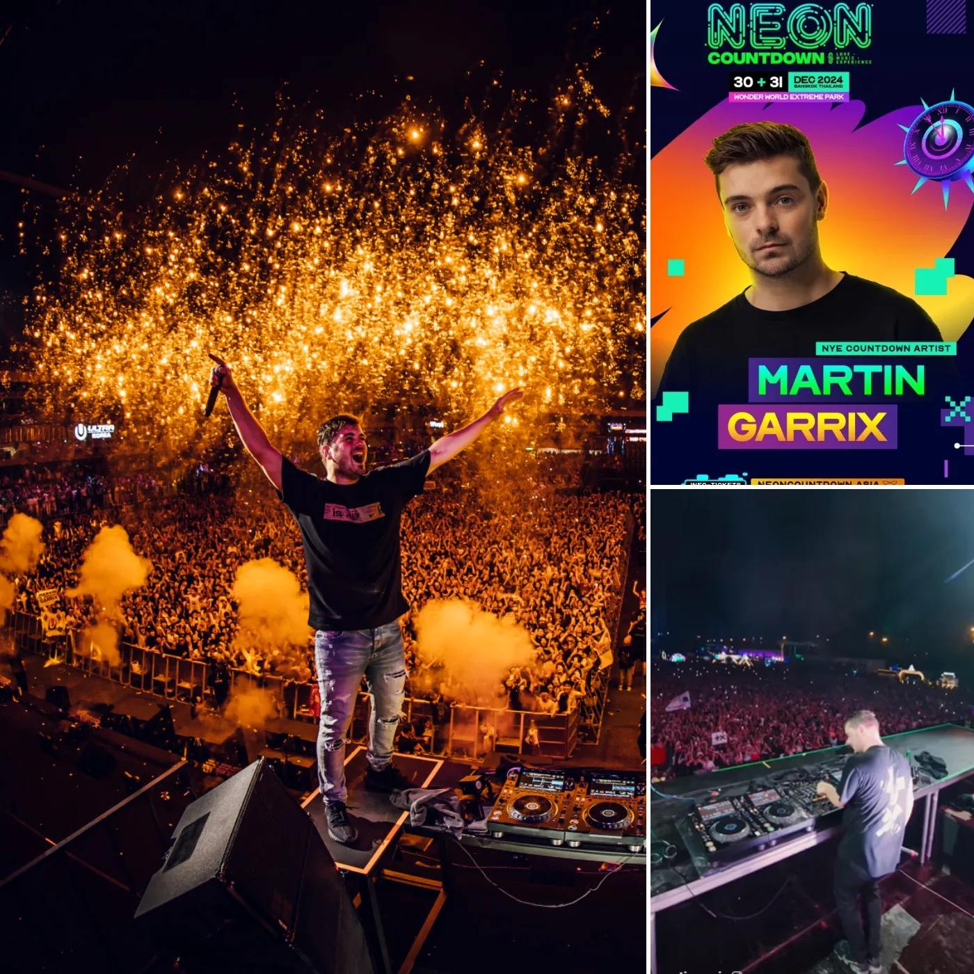 Martin Garrix lit up the Neon Countdown with the iconic hit High On Life