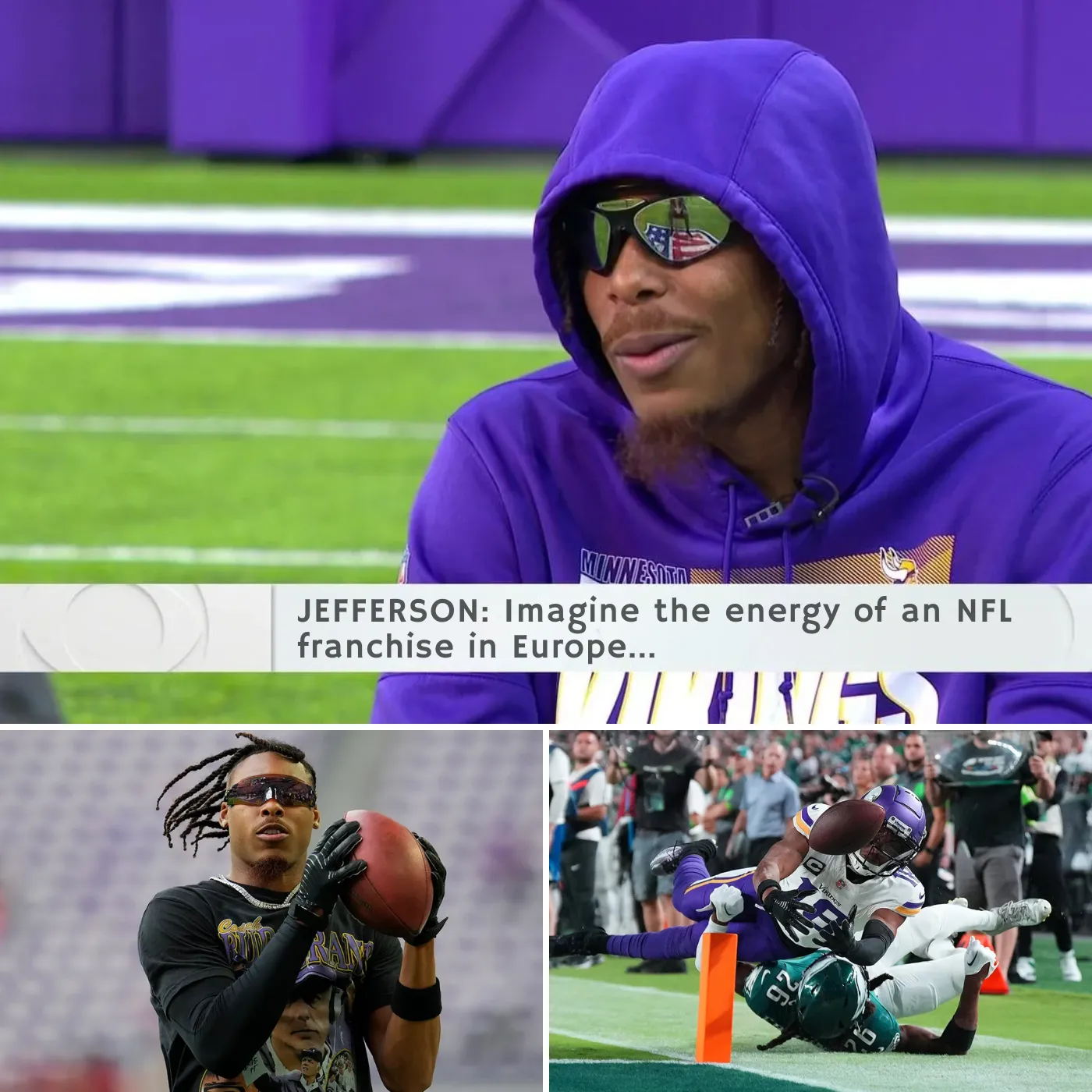 Justin Jefferson Admits He Was Scouting Europe for a New NFL Franchise