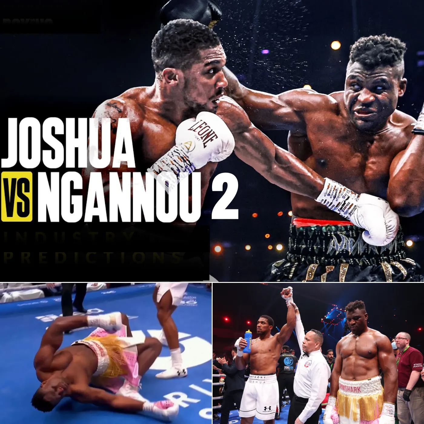 Ngannou has been looking forward to this fight for a long time. Can he regain his legacy, or will Joshua hand him another painful defeat