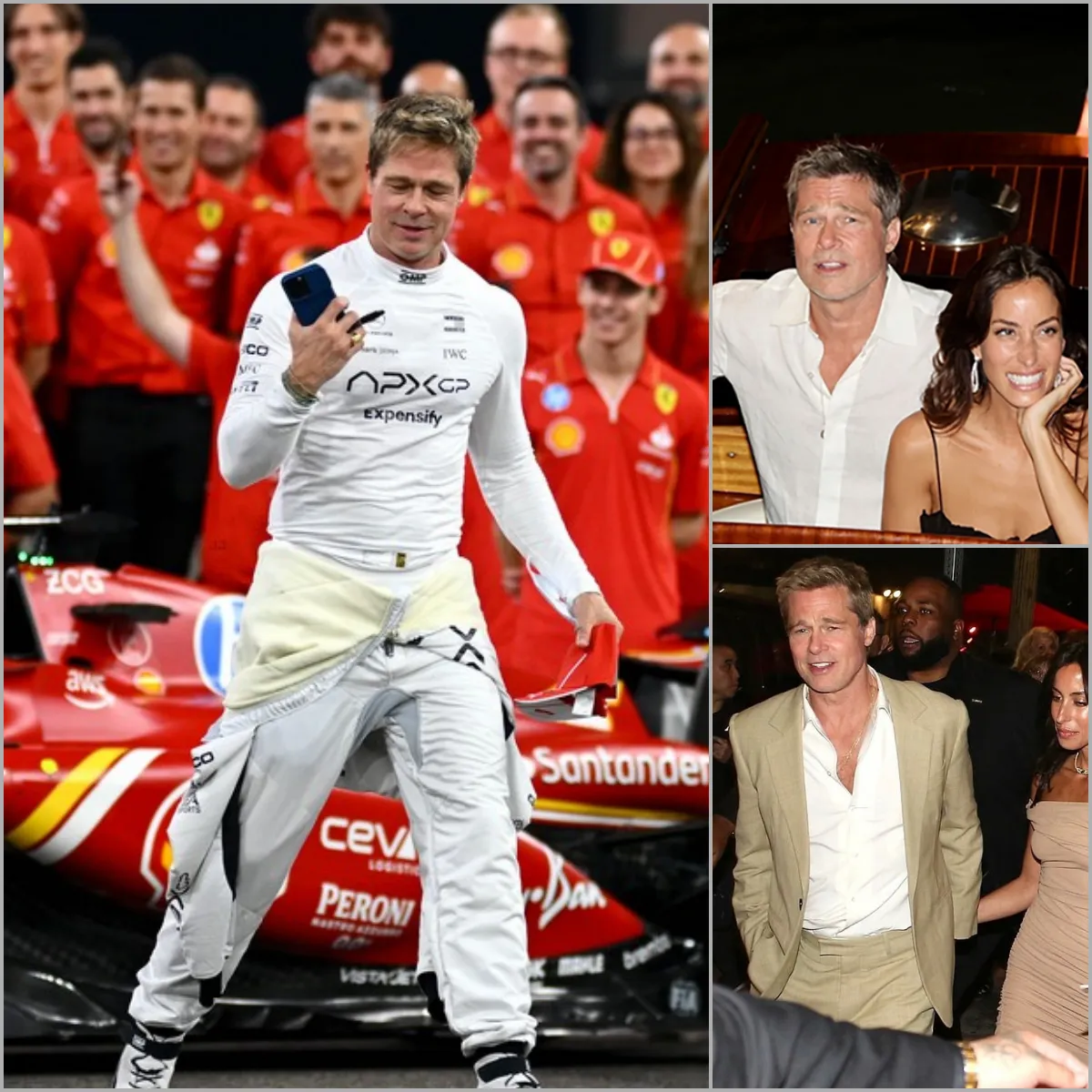 The F1 movie has ended, Brad Pitt and Ines de Ramon secretly hid from reporters during winter break.