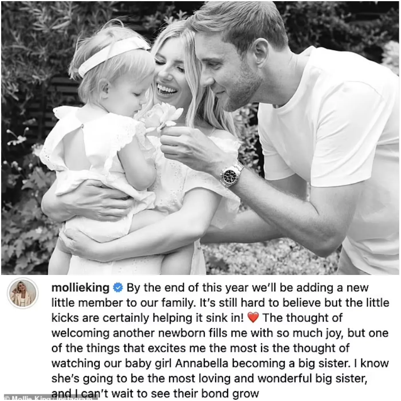 Mollie King and Stuart Broad Welcome Baby Liliana: A Joyful New Addition to Their Growing Family 3 Mollie King and Stuart Broad Welcome Baby Liliana: A Joyful New Addition to Their Growing Family