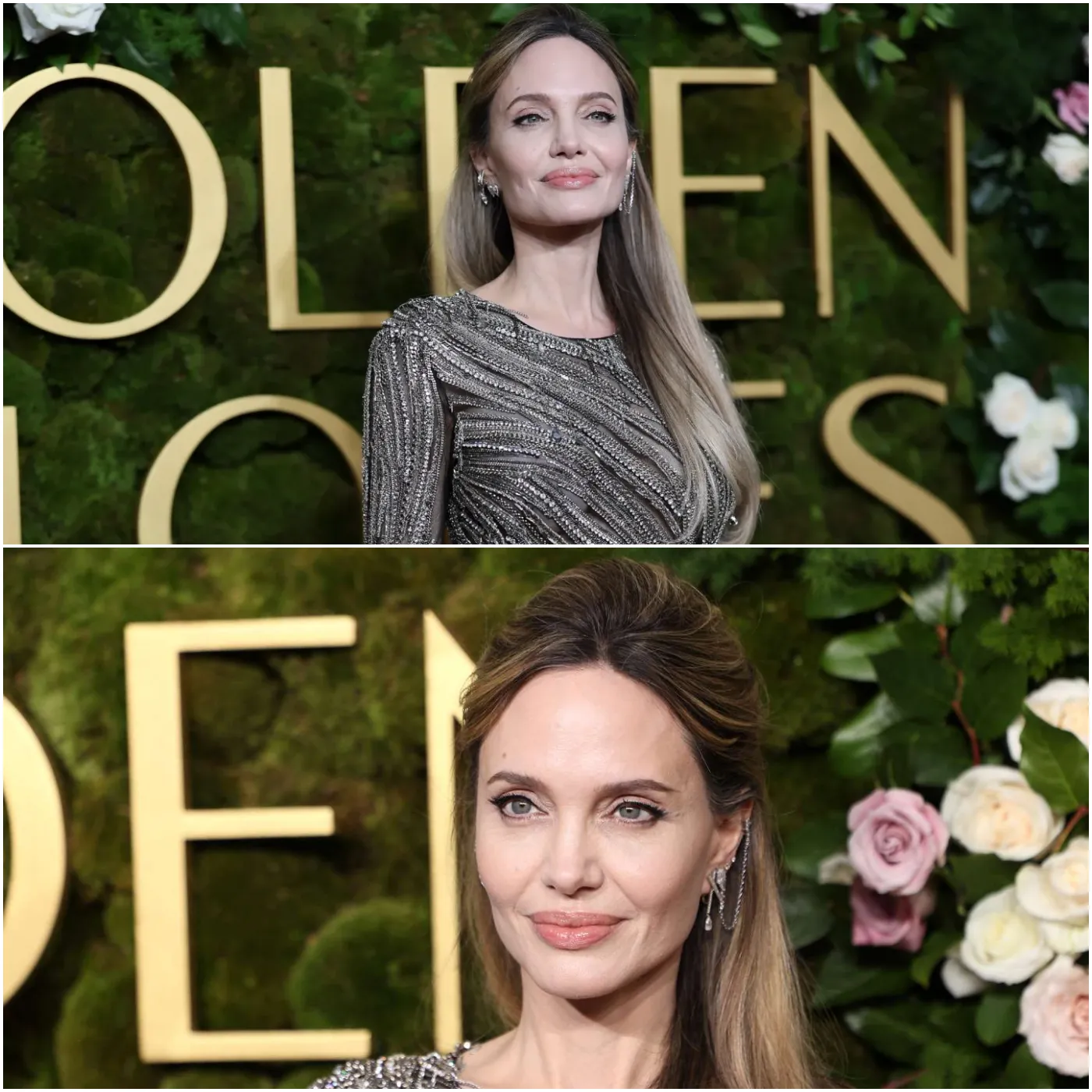 Angelina Jolie: A Goddess on the Red Carpet at the 2025 Golden Globe Awards