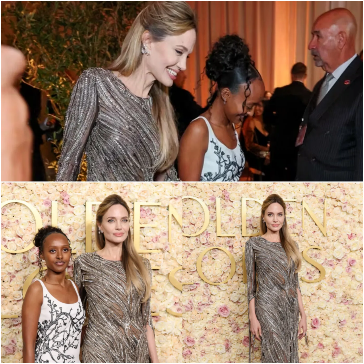 Angelina Jolie: A Goddess on the Red Carpet at the 2025 Golden Globe Awards