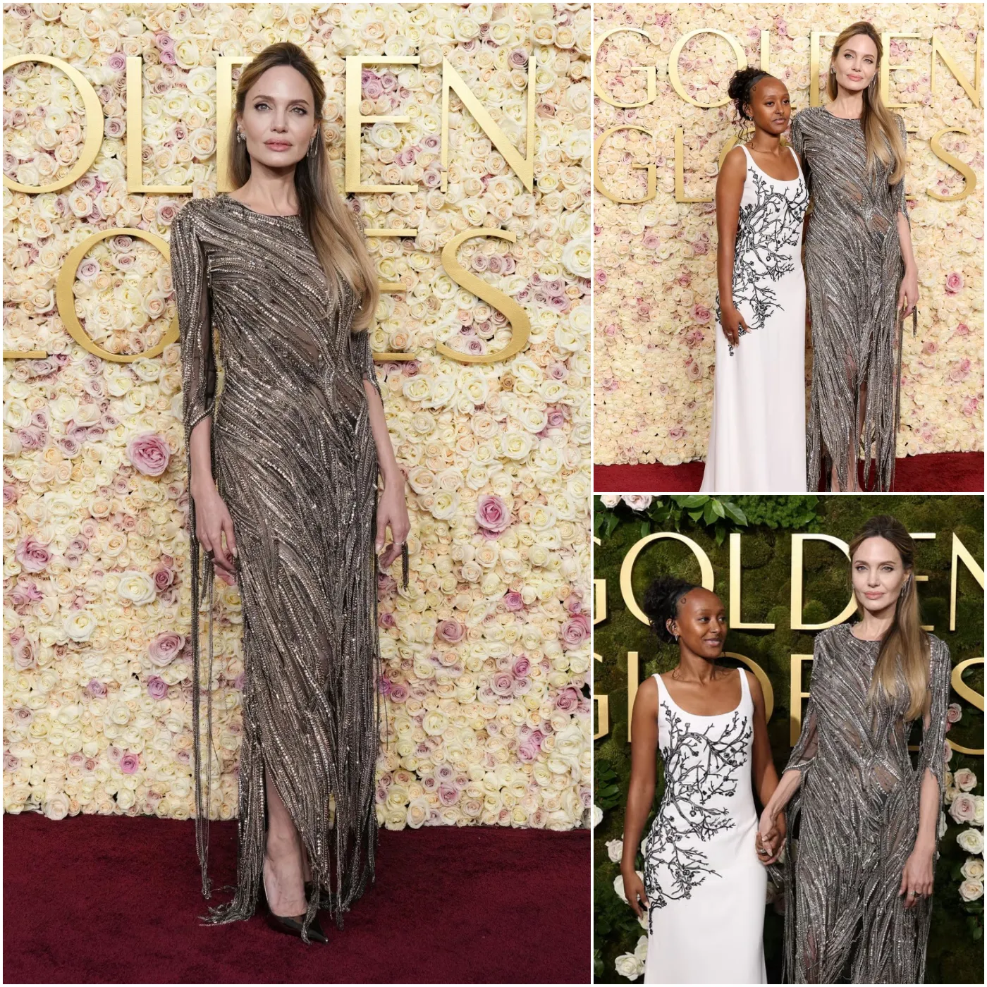 Angelina Jolie: A Goddess on the Red Carpet at the 2025 Golden Globe Awards