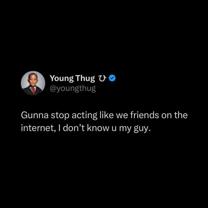 Young Thug Drops Fiery Diss Track Aimed at Gunna