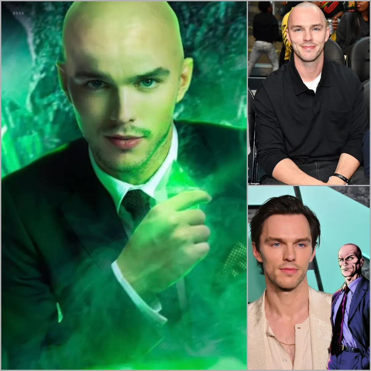 Nicholas Hoult Recounts His Experience of Shaving His Head and Facing a Wolf While Playing Lex Luthor. Fans Worry About His Safety.