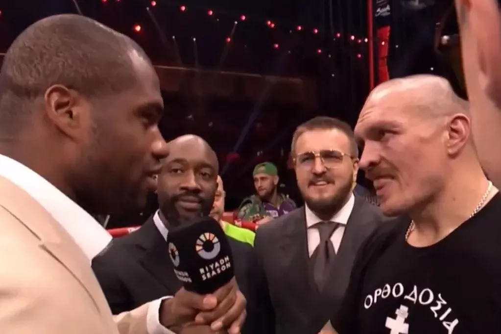 Daniel Dubois accused of stealing Oleksandr Usyk's moment with bizarre  call-out after Tyson Fury rematch win | talkSPORT