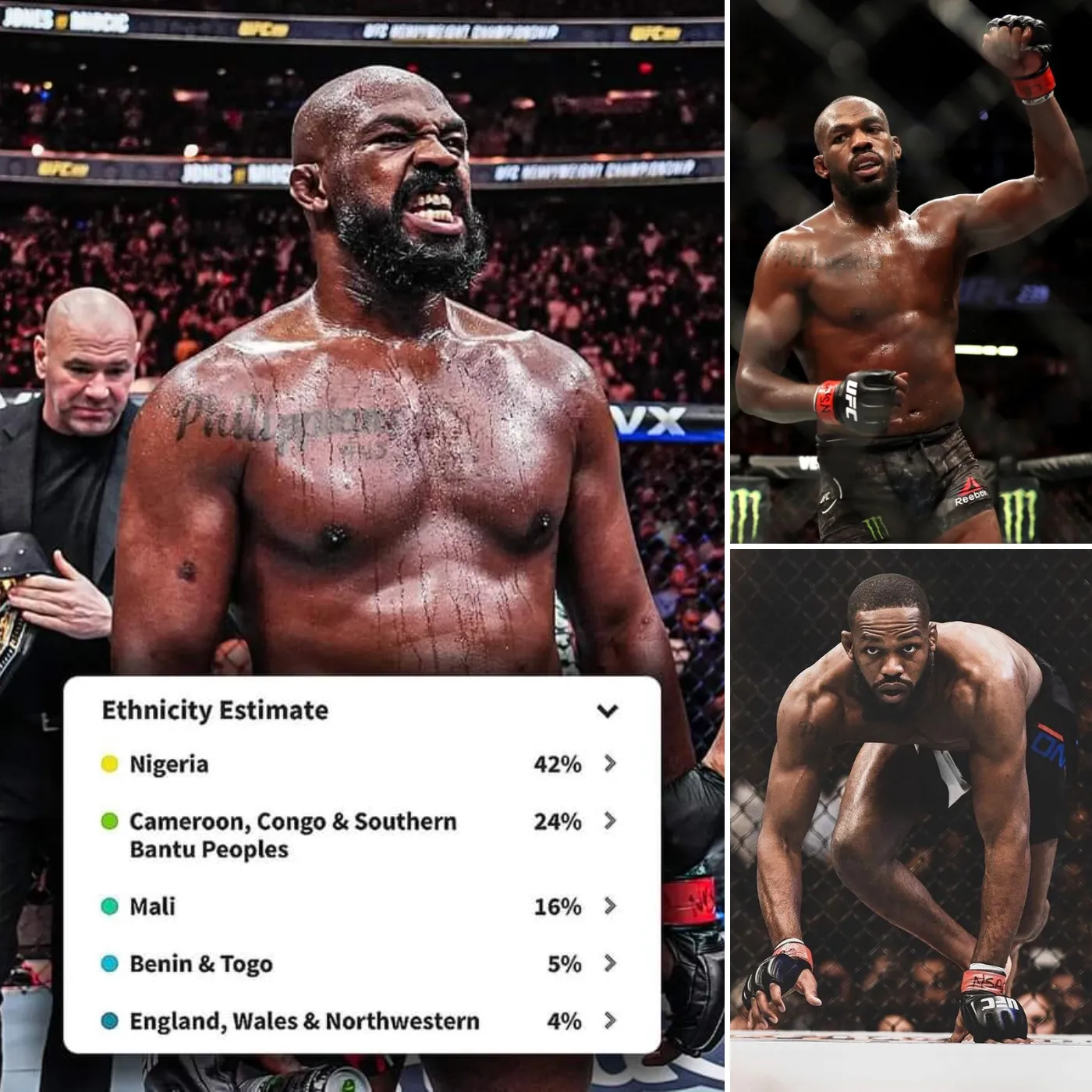 Jon Jones Claims DNA Test Reveals Shocking Secrets About His Ancestry—But Are They True?