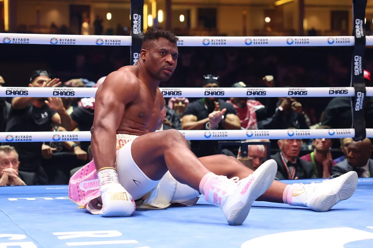 Francis Ngannou felt like he was 'falling asleep' warming up for Anthony Joshua: 'I was the only one that didn't show up' - MMA Fighting