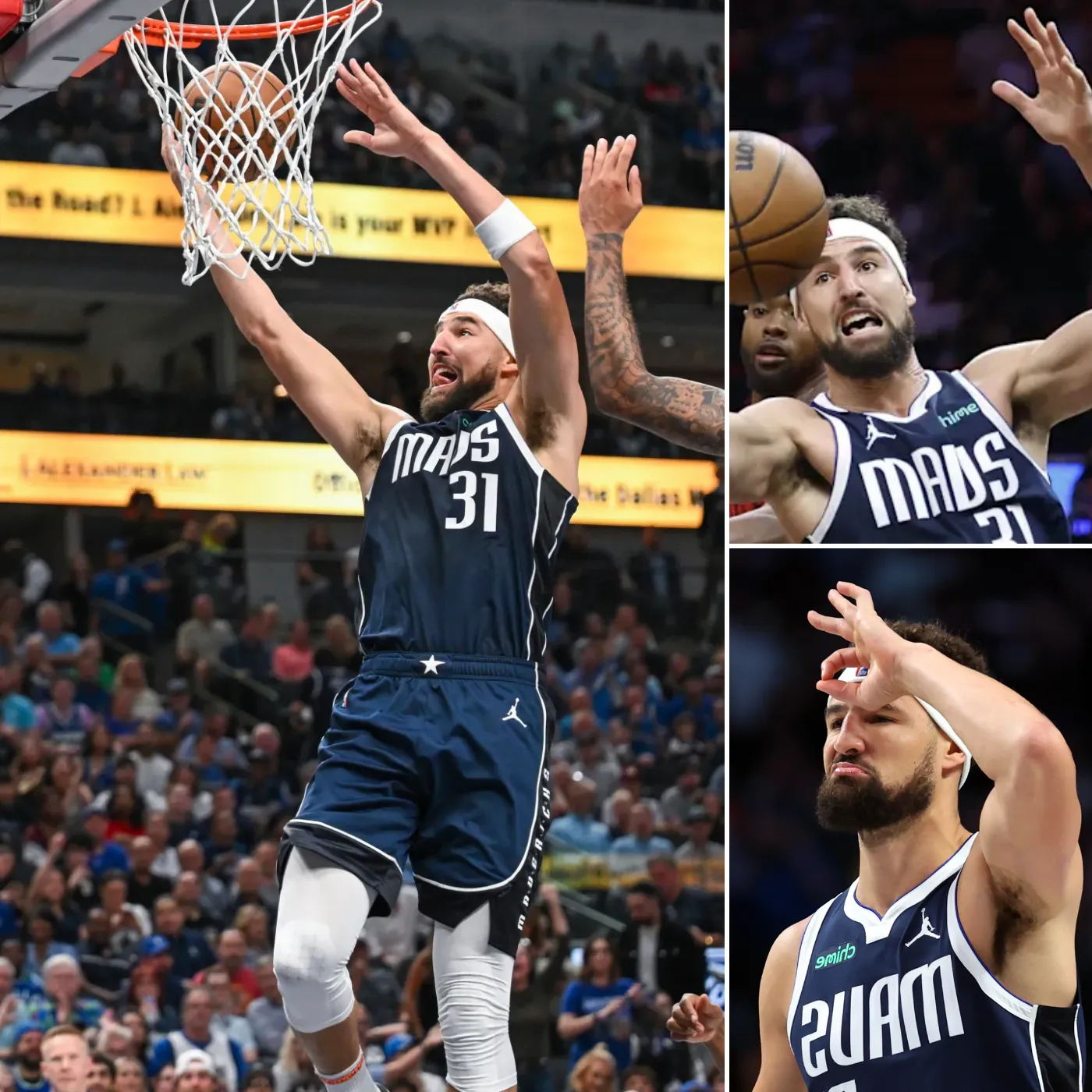 Klay Thompson disappointed fans with his performance in the Mavs-Grizzlies game.