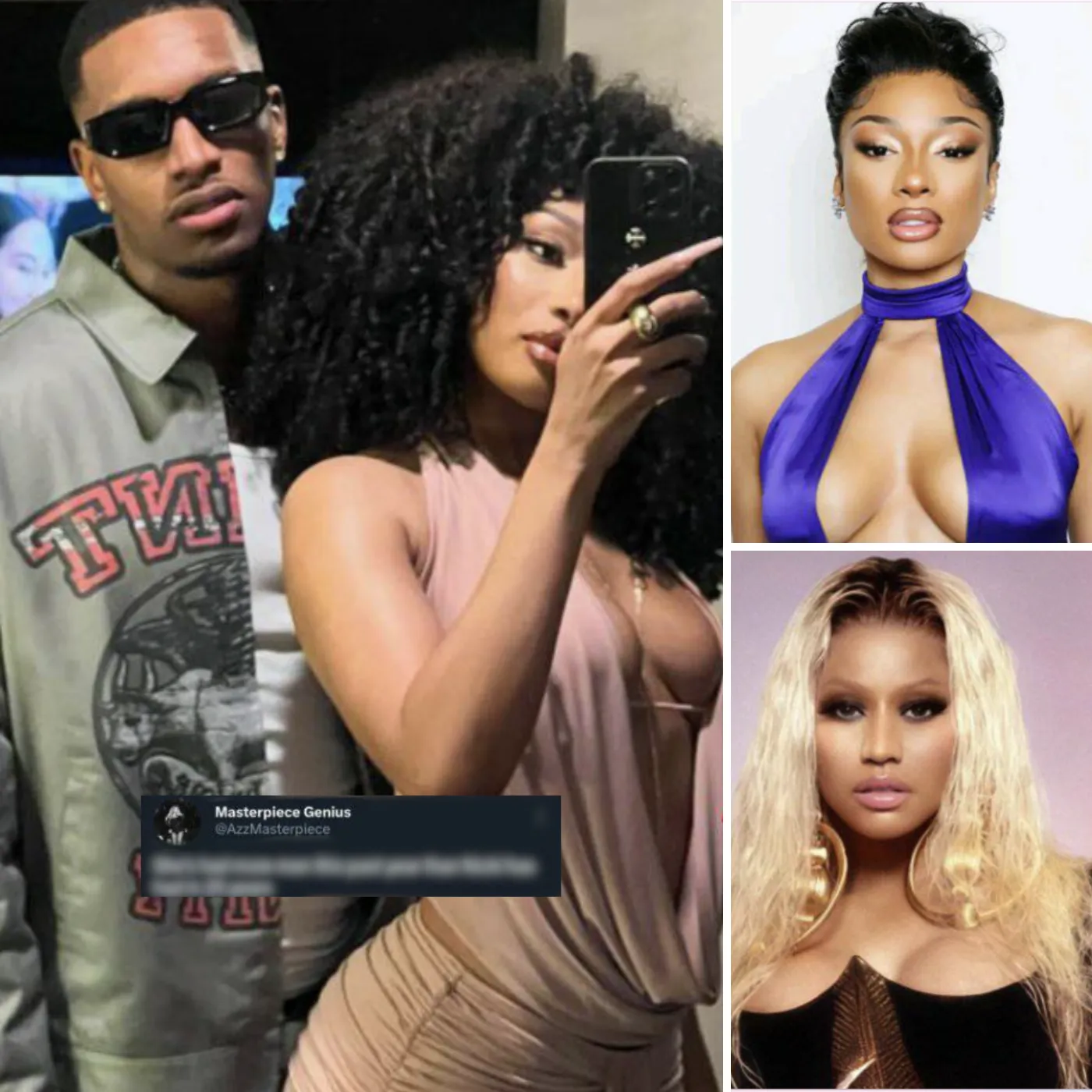 Megan Thee Stallion has had more men in the past year than Nicki Minaj has in 25 years 👀