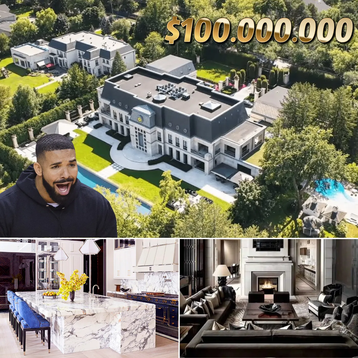 The Untold Secrets of Drake’s $100 Million Embassy Mansion That Everyone Wants to Know